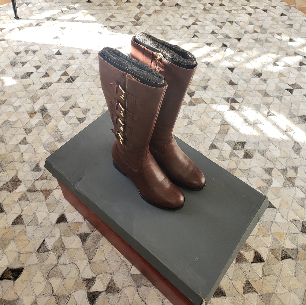 Ecco Sullivan  leather riding boots